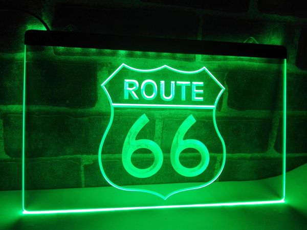 

lb371- historic route 66 mother road led neon light sign nr home decor crafts