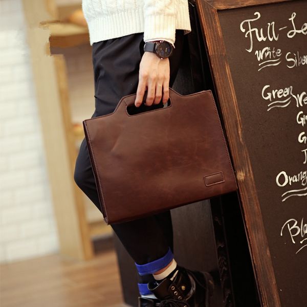 new high-quality fashion wild men pu leather briefcase multi-purpose handbag retro shoulder messenger bag ing
new high-quality fashion wild men pu leather briefcase multi-purpose handbag retro shoulder messenger bag ing