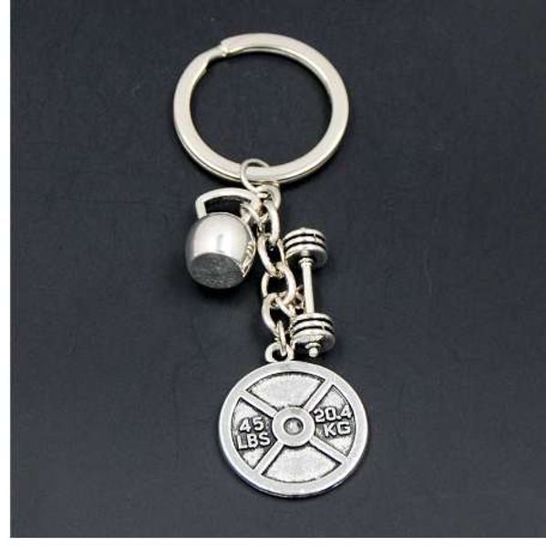 1pc barbell keychain gym keep fitness sport kettle bell and strong is beautiful charm body building key ring for men women, Slivery;golden
1pc barbell keychain gym keep fitness sport kettle bell and strong is beautiful charm body building key ring for men women, Slivery;golden