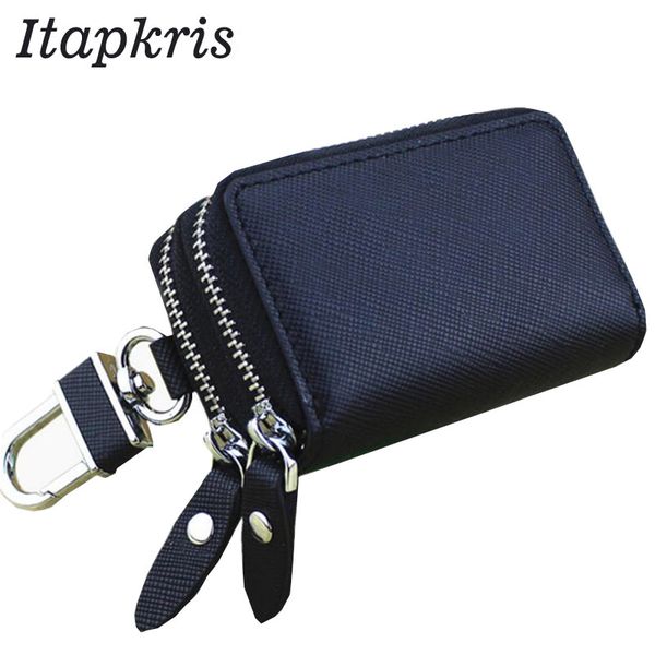 itapkris casual leather double zipper women key wallet keyring holder embossed men housekeeper car key holder coin poch, Red;blue
itapkris casual leather double zipper women key wallet keyring holder embossed men housekeeper car key holder coin poch, Red;blue