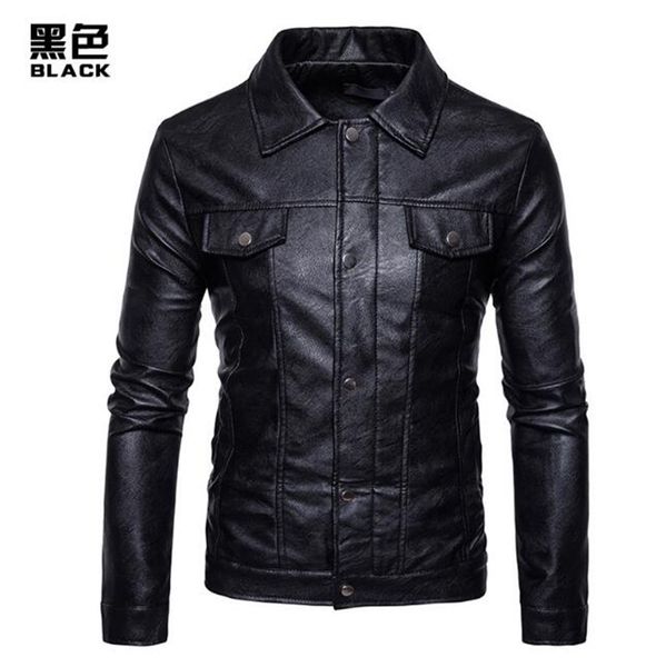 мужская осень европейская американская корейская версия британской роскоши мода досуг одной кнопки отворотом локомотив кожа пальто /s-2xl, Black
мужская осень европейская американская корейская версия британской роскоши мода досуг одной кнопки отворотом локомотив кожа пальто /s-2xl, Black