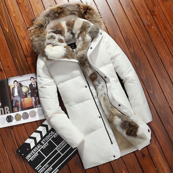 real fur coat mens down jacket winter parkas couple clothes warm outwear overcoat thicking brand clothing large size 5xl, Black
real fur coat mens down jacket winter parkas couple clothes warm outwear overcoat thicking brand clothing large size 5xl, Black