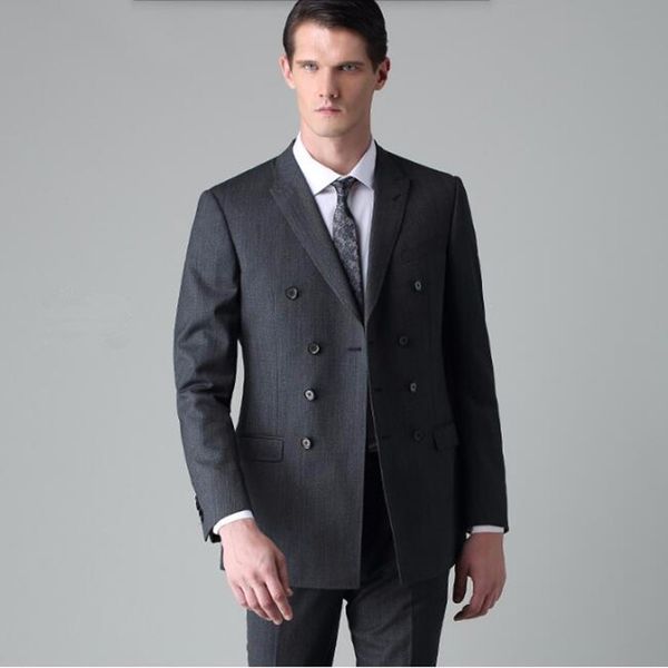 gray men suits 2018 wedding suits for men slim fit groom tuxedos prom wear handsome men blazer 3 pieces (jacket+pants+vest, Black;gray
gray men suits 2018 wedding suits for men slim fit groom tuxedos prom wear handsome men blazer 3 pieces (jacket+pants+vest, Black;gray