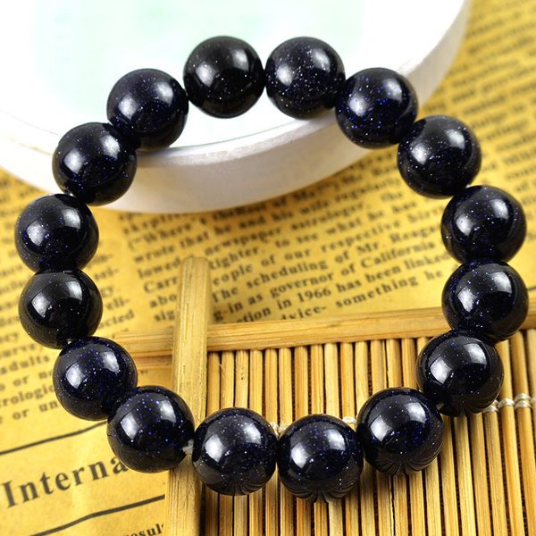 6-16mm natural blue sand beaded bracelets jewelry , fine aventurine gemstone jewelry for man&woman gifts, Golden;silver
6-16mm natural blue sand beaded bracelets jewelry , fine aventurine gemstone jewelry for man&woman gifts, Golden;silver
