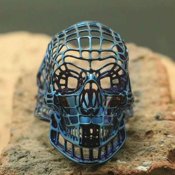 size 7 to size 14 men 316l stainless steel cool punk gothic hollow out biker blue, Golden;silver
size 7 to size 14 men 316l stainless steel cool punk gothic hollow out biker blue, Golden;silver