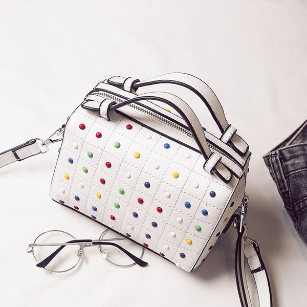 diamonds handbags small tote boston rivet bags pu leather women shoulder bag handle sac a main 273 d18102407
diamonds handbags small tote boston rivet bags pu leather women shoulder bag handle sac a main 273 d18102407