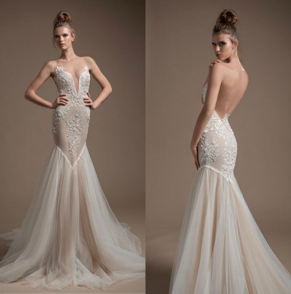 beach elihav sasson mermaid wedding dress sheer jewel neck wedding dresses bridal gowns hollow back robes de mariee, White
beach elihav sasson mermaid wedding dress sheer jewel neck wedding dresses bridal gowns hollow back robes de mariee, White