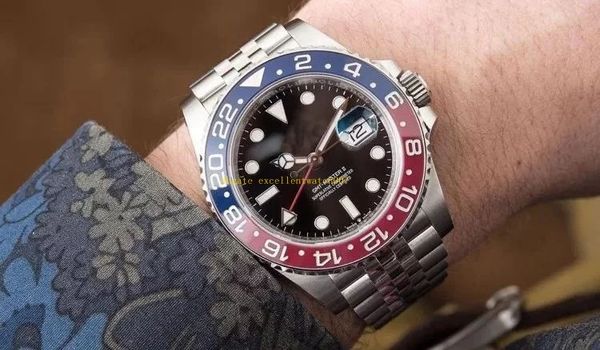2018 basel world 40mm gmt 126710 red and blue bicolor pepsi red and blue pottery original folding buckle men's automatic cerachrom watc, Slivery;brown
2018 basel world 40mm gmt 126710 red and blue bicolor pepsi red and blue pottery original folding buckle men's automatic cerachrom watc, Slivery;brown