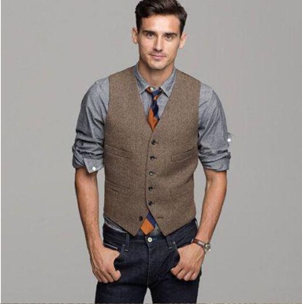 brown wool herringbone tweed vest men's suit vests slim fit groom vests vintage wedding waistcoat unique mens dress vest plus s, Black;white
brown wool herringbone tweed vest men's suit vests slim fit groom vests vintage wedding waistcoat unique mens dress vest plus s, Black;white