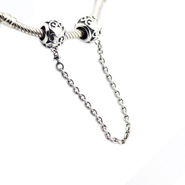 enchanted heart safety chain fit original silver snake beaded bracelet & necklace beads for jewelry making woman diy fashion charm, Black
enchanted heart safety chain fit original silver snake beaded bracelet & necklace beads for jewelry making woman diy fashion charm, Black