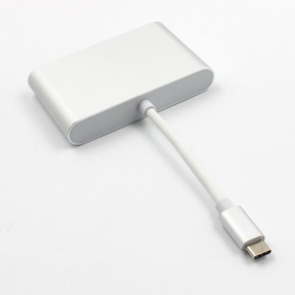 type-c to type-c & 3 x usb hub adapter cable 4 in 1 12inch hub rechargable conversion converter gold/silver
type-c to type-c & 3 x usb hub adapter cable 4 in 1 12inch hub rechargable conversion converter gold/silver