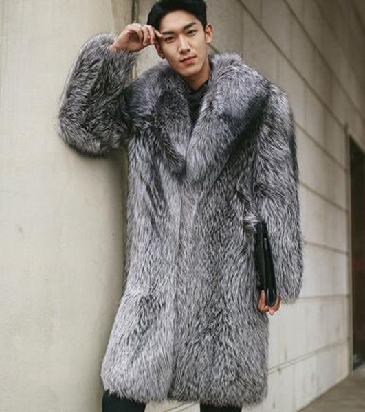 мужская зимняя корейская версия европейской и американской повседневной моды личность отделка теплый лисий мех большой размер шуба / s-6xl, Black
мужская зимняя корейская версия европейской и американской повседневной моды личность отделка теплый лисий мех большой размер шуба / s-6xl, Black