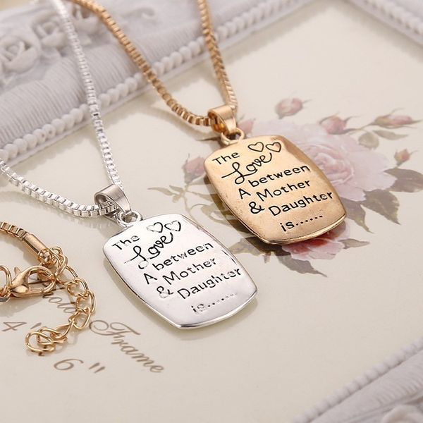 snap jewelry the love between a mother & daughter is letters pendant necklaces gold silver necklaces for women
snap jewelry the love between a mother & daughter is letters pendant necklaces gold silver necklaces for women