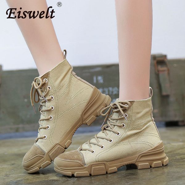 eiswelt winter boots women shoes boots canvas booties 2018 woman zapatos de mujer solid sewing ankle for women, Black
eiswelt winter boots women shoes boots canvas booties 2018 woman zapatos de mujer solid sewing ankle for women, Black