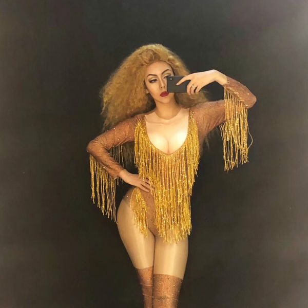 золото кисточкой сексуальная женщина bodysuit певица танцор костюм ночной клуб бар show dj performance star трико birthday party комбинезон, Black;white
золото кисточкой сексуальная женщина bodysuit певица танцор костюм ночной клуб бар show dj performance star трико birthday party комбинезон, Black;white