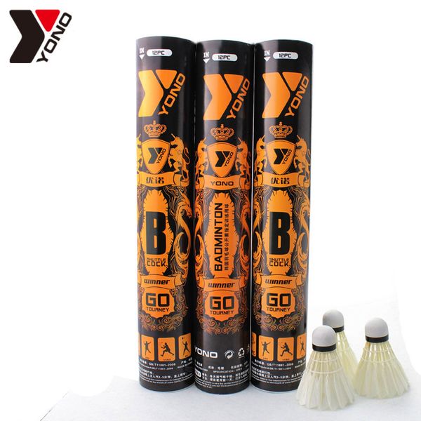 yono professional a level duck feather shuttlecock badminton 12pcs/dozen durable 5g/piece
yono professional a level duck feather shuttlecock badminton 12pcs/dozen durable 5g/piece