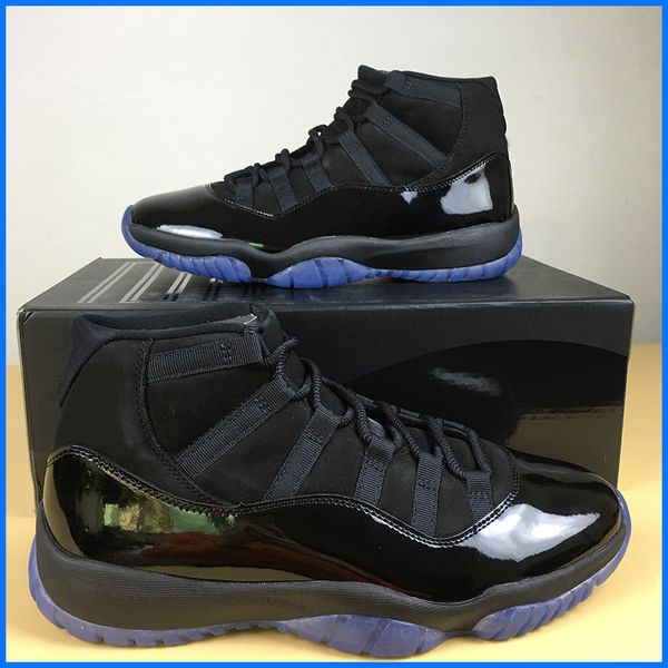 11 prom night blackout basketball shoes men triple black patent leather sports shoes with box
11 prom night blackout basketball shoes men triple black patent leather sports shoes with box