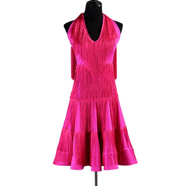 latin dance dress women girls latin salsa dance competition dresses tassel samba costumes d0508 pink halter big hem, Black;red
latin dance dress women girls latin salsa dance competition dresses tassel samba costumes d0508 pink halter big hem, Black;red