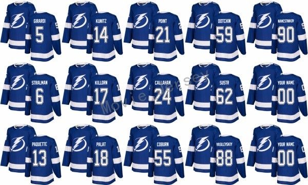 2018 New 90 Vladislav Namestnikov Jerseys Tampa Bay Lightning 55 Braydon Coburn 59 Jake Dotchin 5 Dan Girardi 62 Andrej Sustr 13 Paquette
2018 New 90 Vladislav Namestnikov Jerseys Tampa Bay Lightning 55 Braydon Coburn 59 Jake Dotchin 5 Dan Girardi 62 Andrej Sustr 13 Paquette