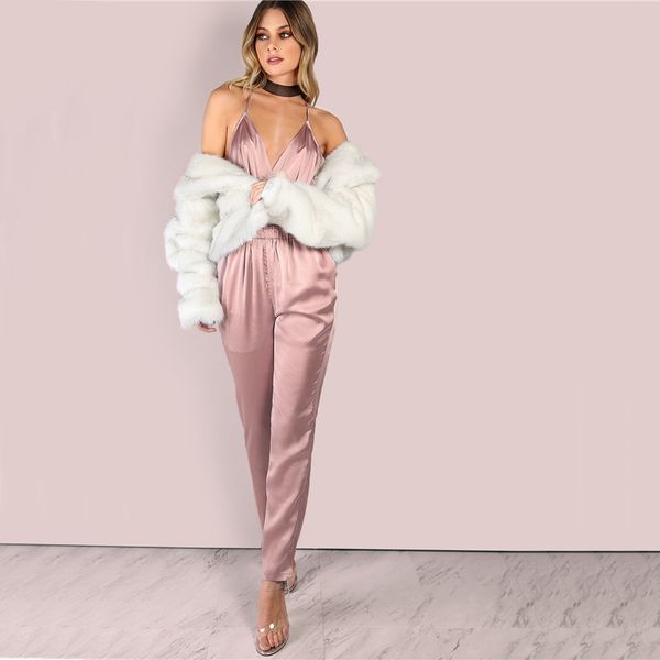 regular colrovie dusty pink satin slip jumpsuit cross low back women summer jumpsuits new ruffle strap casual elegant jumpsuit, Black;white
regular colrovie dusty pink satin slip jumpsuit cross low back women summer jumpsuits new ruffle strap casual elegant jumpsuit, Black;white