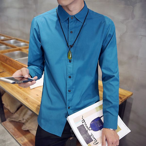 new arrived 2018 mens work dress formal solid color shirts brand long sleeve men party shirts white male -4xl 5xl, White;black 
new arrived 2018 mens work dress formal solid color shirts brand long sleeve men party shirts white male -4xl 5xl, White;black
