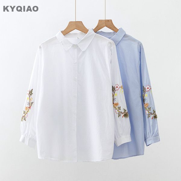 kyqiao blusas mujer de moda 2018 womens and blouses autumn winter blue white embroidery long sleeve blouse undershirt
kyqiao blusas mujer de moda 2018 womens and blouses autumn winter blue white embroidery long sleeve blouse undershirt