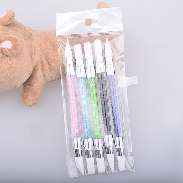 five colors 2 way nail art painting dotting pen brushes manicure diy tool kit sculpture pen silicone carving craft nail tool
five colors 2 way nail art painting dotting pen brushes manicure diy tool kit sculpture pen silicone carving craft nail tool