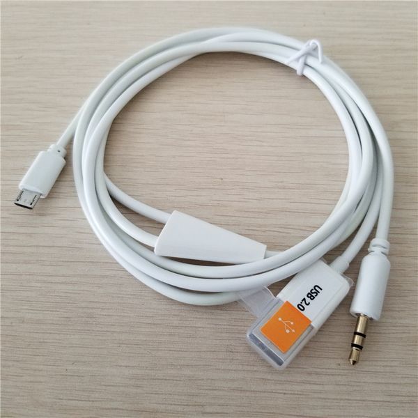 10pcs/lot samsung mobile phone car aux audio cable android v8 & 3.5mm recording data cable white 1.2m
10pcs/lot samsung mobile phone car aux audio cable android v8 & 3.5mm recording data cable white 1.2m