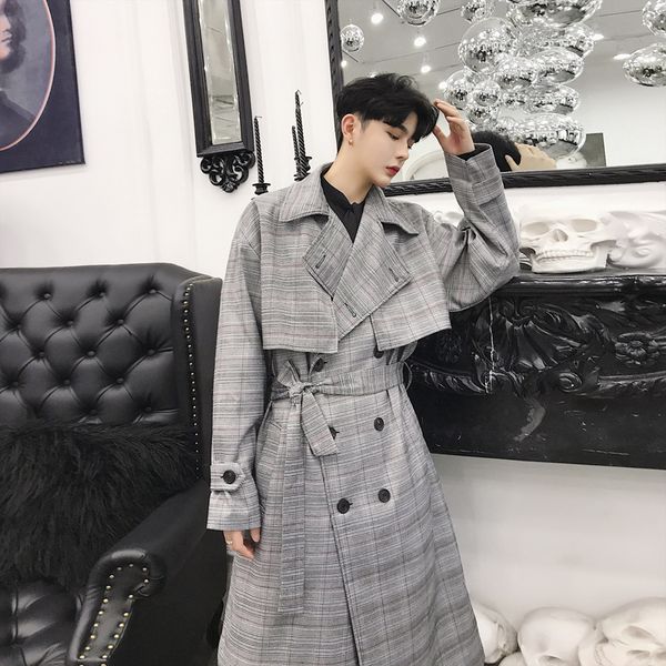 mixcubic 2018 new autumn retro long section double-breasted jackets trench for men casual loose plaid windbreaker men,-xxl, Tan;black
mixcubic 2018 new autumn retro long section double-breasted jackets trench for men casual loose plaid windbreaker men,-xxl, Tan;black