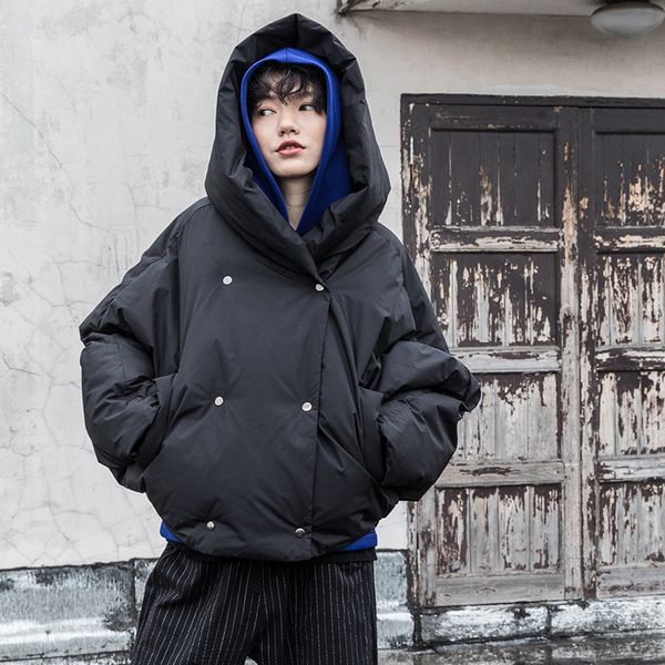 irinay204 2018 winter new collection oversized bat sleeved hooded short white duck down jacket women, Black
irinay204 2018 winter new collection oversized bat sleeved hooded short white duck down jacket women, Black