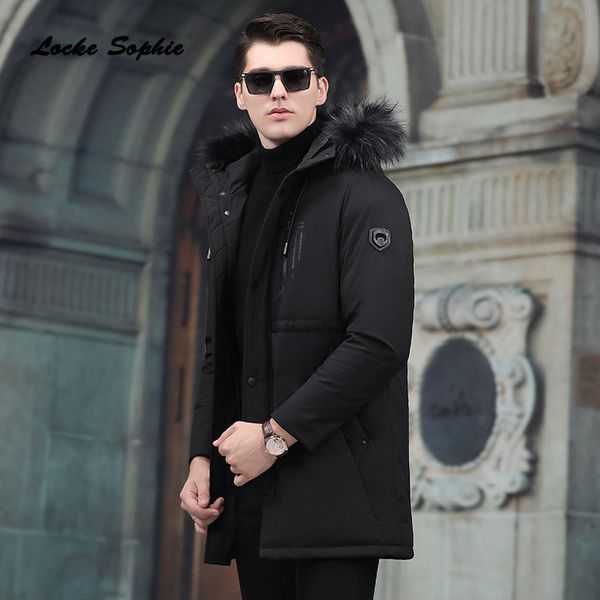 1pcs mens plus size down jacket coats 2018 winter fashion duck down raccoon fur collar jackets men skinny keep warm jackets, Black
1pcs mens plus size down jacket coats 2018 winter fashion duck down raccoon fur collar jackets men skinny keep warm jackets, Black