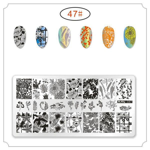 6.5*12.5cm zjoy series nail stamping plates 10 pattern diy image plastic nail art manicure templates salon beauty polish tools, White
6.5*12.5cm zjoy series nail stamping plates 10 pattern diy image plastic nail art manicure templates salon beauty polish tools, White