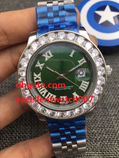 mechanical watch 41mm day-date president diamond roman green dial 225235 5 beads stainless steel asia 2813 movement au, Slivery;brown
mechanical watch 41mm day-date president diamond roman green dial 225235 5 beads stainless steel asia 2813 movement au, Slivery;brown