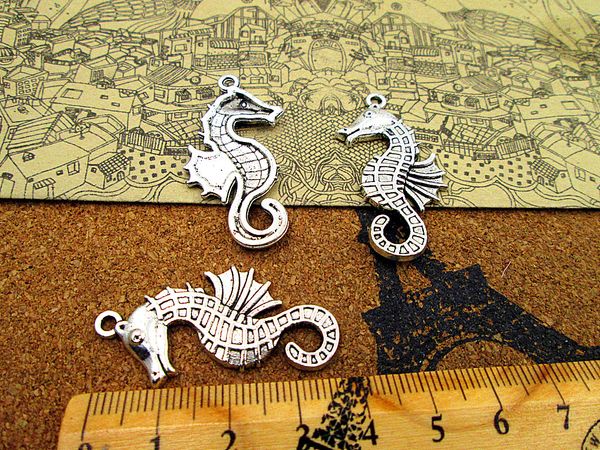 24pcs-- 20*38mm antique silver mini cute hippocampus seahorse vintage one side charms pendants, Bronze;silver 
24pcs-- 20*38mm antique silver mini cute hippocampus seahorse vintage one side charms pendants, Bronze;silver