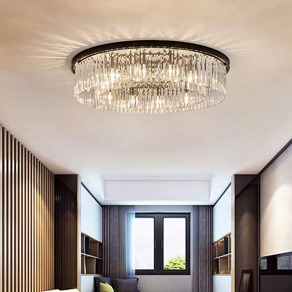 american crystal ceiling lamp living room bedroom led ceiling lights modern household flush mount surface mounted nordic iron lighting fixtu
american crystal ceiling lamp living room bedroom led ceiling lights modern household flush mount surface mounted nordic iron lighting fixtu
