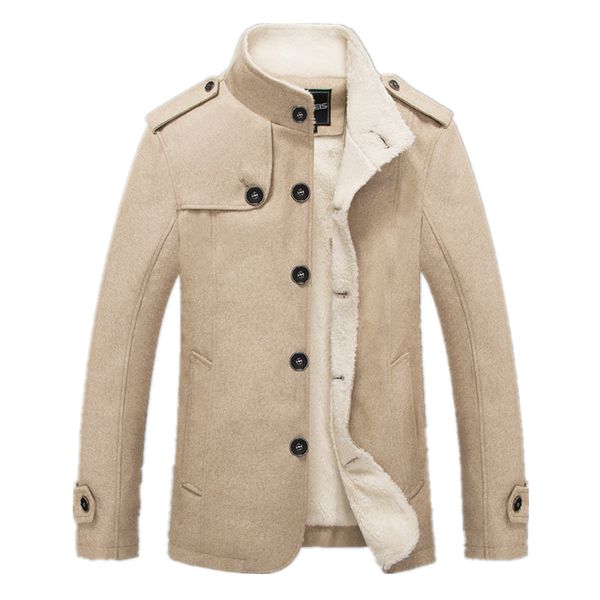 bolubao new men wool blend fashion winter jacket men fleece lined thick overcoat male wool coat peacoat outerwear y181101, Black
bolubao new men wool blend fashion winter jacket men fleece lined thick overcoat male wool coat peacoat outerwear y181101, Black