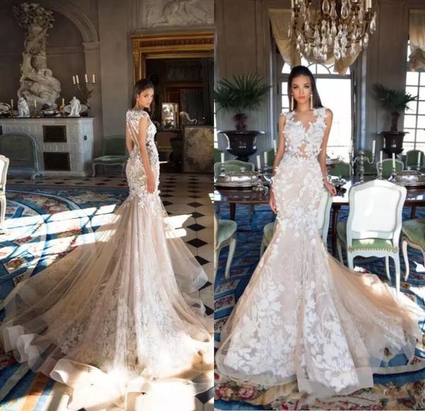 milla nova 2019 wedding dresses lace 3d floral appliques mermaid bridal gowns berta vintage dubai gorgeous wedding dress robe de mariée, White
milla nova 2019 wedding dresses lace 3d floral appliques mermaid bridal gowns berta vintage dubai gorgeous wedding dress robe de mariée, White