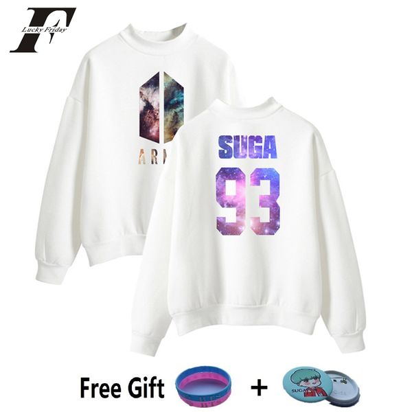 2018 bts army kpop love yourself oversize turtlenecks hoodies sweatshirts women men trakcsuit casual clothes 4xl, Black
2018 bts army kpop love yourself oversize turtlenecks hoodies sweatshirts women men trakcsuit casual clothes 4xl, Black