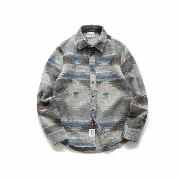 new folk -custom shirts for men vintage woolen leisure pattern shirt men plus size streetwear chemise homme designer long sleeve shirts, White;black
new folk -custom shirts for men vintage woolen leisure pattern shirt men plus size streetwear chemise homme designer long sleeve shirts, White;black