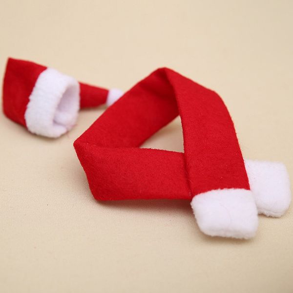 party christmas wine hat scarf tie wine bottle cover for home dinner new santa claus gift kitchen table cup decor
party christmas wine hat scarf tie wine bottle cover for home dinner new santa claus gift kitchen table cup decor