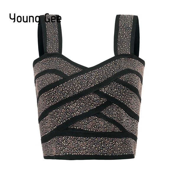 young gee punk style short glitter sequin bustier women bralette bandage crop femme elastic tube camisoles mujer, White
young gee punk style short glitter sequin bustier women bralette bandage crop femme elastic tube camisoles mujer, White