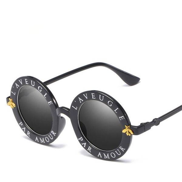 fashion women shades female round frame sunglasses letter & little bee decorative sun glasses anti-uv spectacles vintage eyeglasses, White;black
fashion women shades female round frame sunglasses letter & little bee decorative sun glasses anti-uv spectacles vintage eyeglasses, White;black