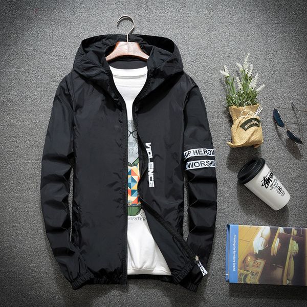 2018 spring autumn new fashion slim fit young men hooded jacket thin jackets brand casual windbreaker plus siz m-5xl, Black;brown
2018 spring autumn new fashion slim fit young men hooded jacket thin jackets brand casual windbreaker plus siz m-5xl, Black;brown
