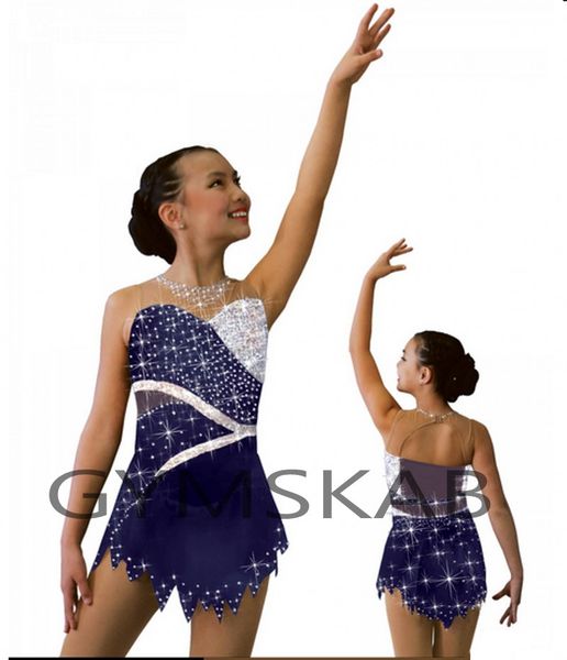 2018 graceful figure skating dress girl's customized ice skating dress sleeveless gymnastics costume 8892-1a, Black;red
2018 graceful figure skating dress girl's customized ice skating dress sleeveless gymnastics costume 8892-1a, Black;red