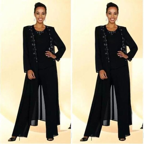 2018 скромный темно-синий три части мать невесты плюс размер брюки костюм из бисера
2018 скромный темно-синий три части мать невесты плюс размер брюки костюм из бисера