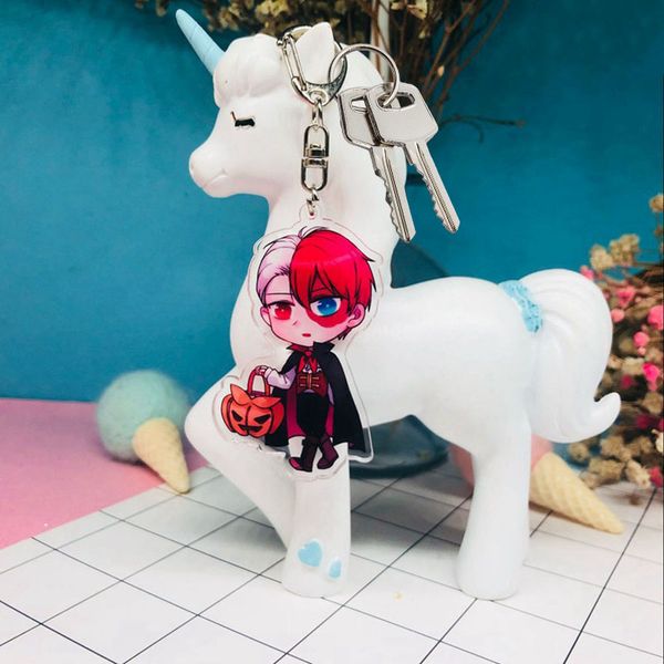 2018 fashion lovely cartoon anime new academia my hero academi keychain acrylic key ring charms gift, Silver 
2018 fashion lovely cartoon anime new academia my hero academi keychain acrylic key ring charms gift, Silver