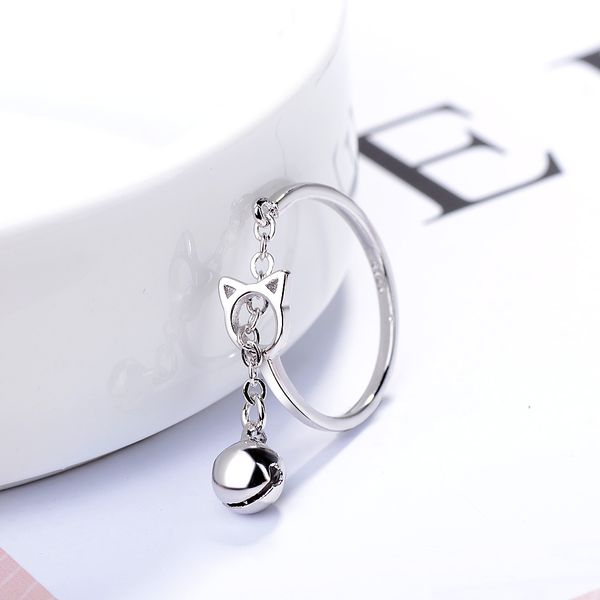 pure 925 sterling silver fashion little cute cat animal bell ladies`finger rings jewelry no fade women open ring drop shipping, Golden;silver
pure 925 sterling silver fashion little cute cat animal bell ladies`finger rings jewelry no fade women open ring drop shipping, Golden;silver