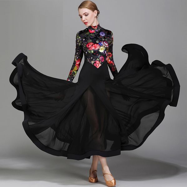 retro ballroom dance competition fish bone skirts clothes waltz performance dress clothing modern costumes for dances dwy673, Black;red
retro ballroom dance competition fish bone skirts clothes waltz performance dress clothing modern costumes for dances dwy673, Black;red