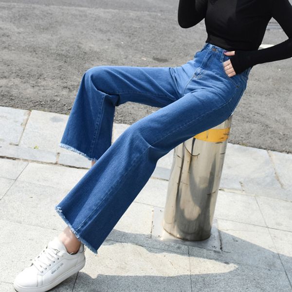 spring and autumn high waist jeans tassel denim pants boyfriend jeans para mujeres korean wide leg women, Blue
spring and autumn high waist jeans tassel denim pants boyfriend jeans para mujeres korean wide leg women, Blue