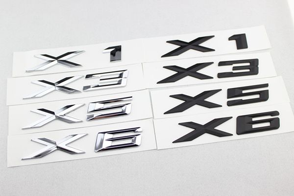 1 pcs new car styling 3d chrome silver and black x1 x3 x5 x6 gt letters emblem rear trunk boot badge logo sticker for bmw
1 pcs new car styling 3d chrome silver and black x1 x3 x5 x6 gt letters emblem rear trunk boot badge logo sticker for bmw
